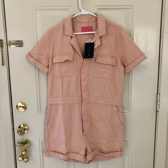 Clad & Cloth Romper (Blush/Pink) - Picture 3 of 4
